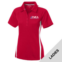 LST685 - EMB - Ladies Colorblock Wicking Polo
